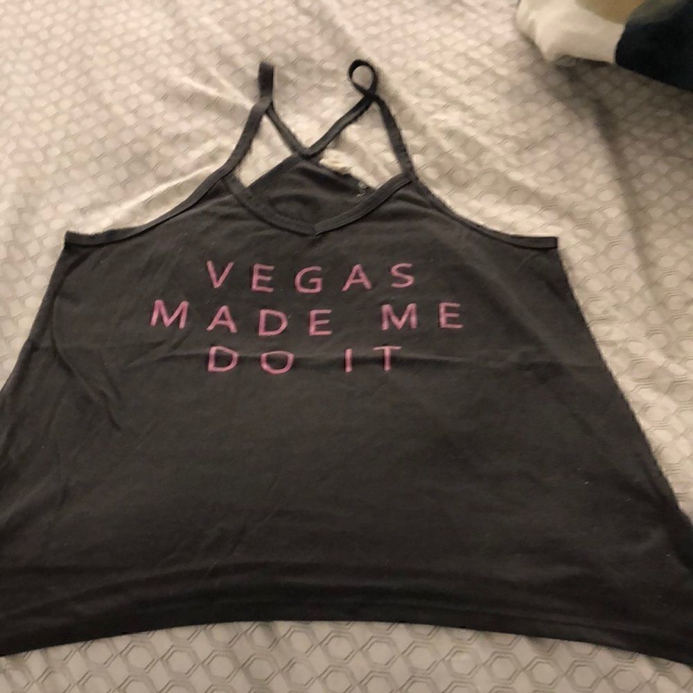 Vegas Made Me Do It tank top